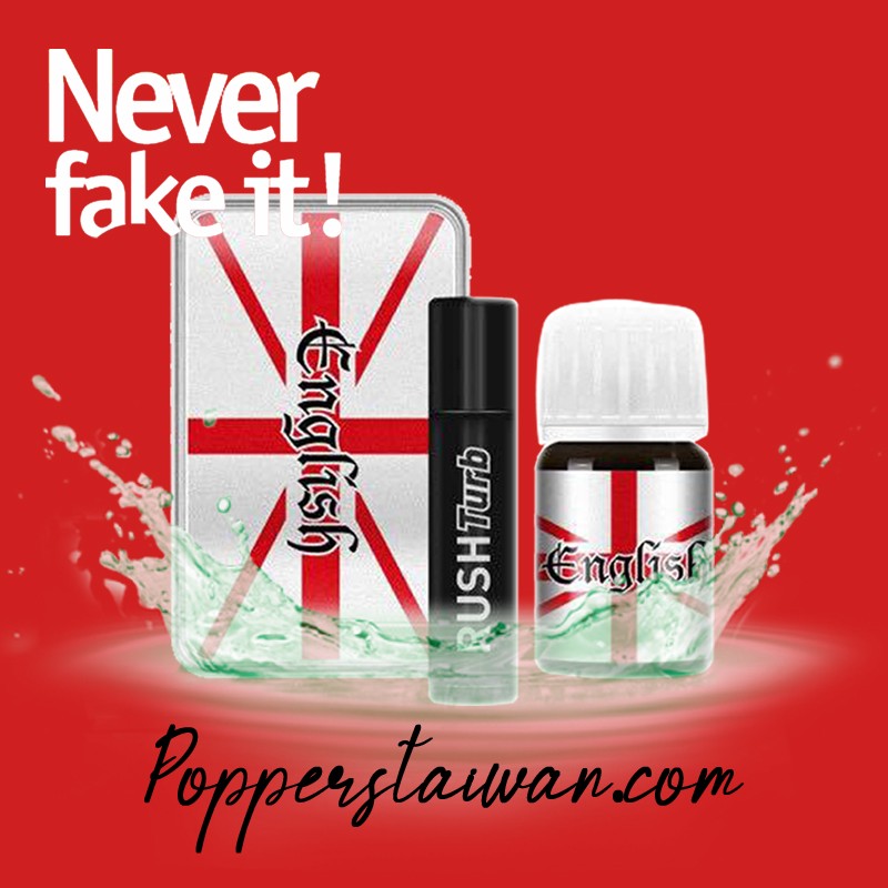 ENGLISH WHITE Premium Poppers PWD Original 40ML | POPPERS TAIWAN